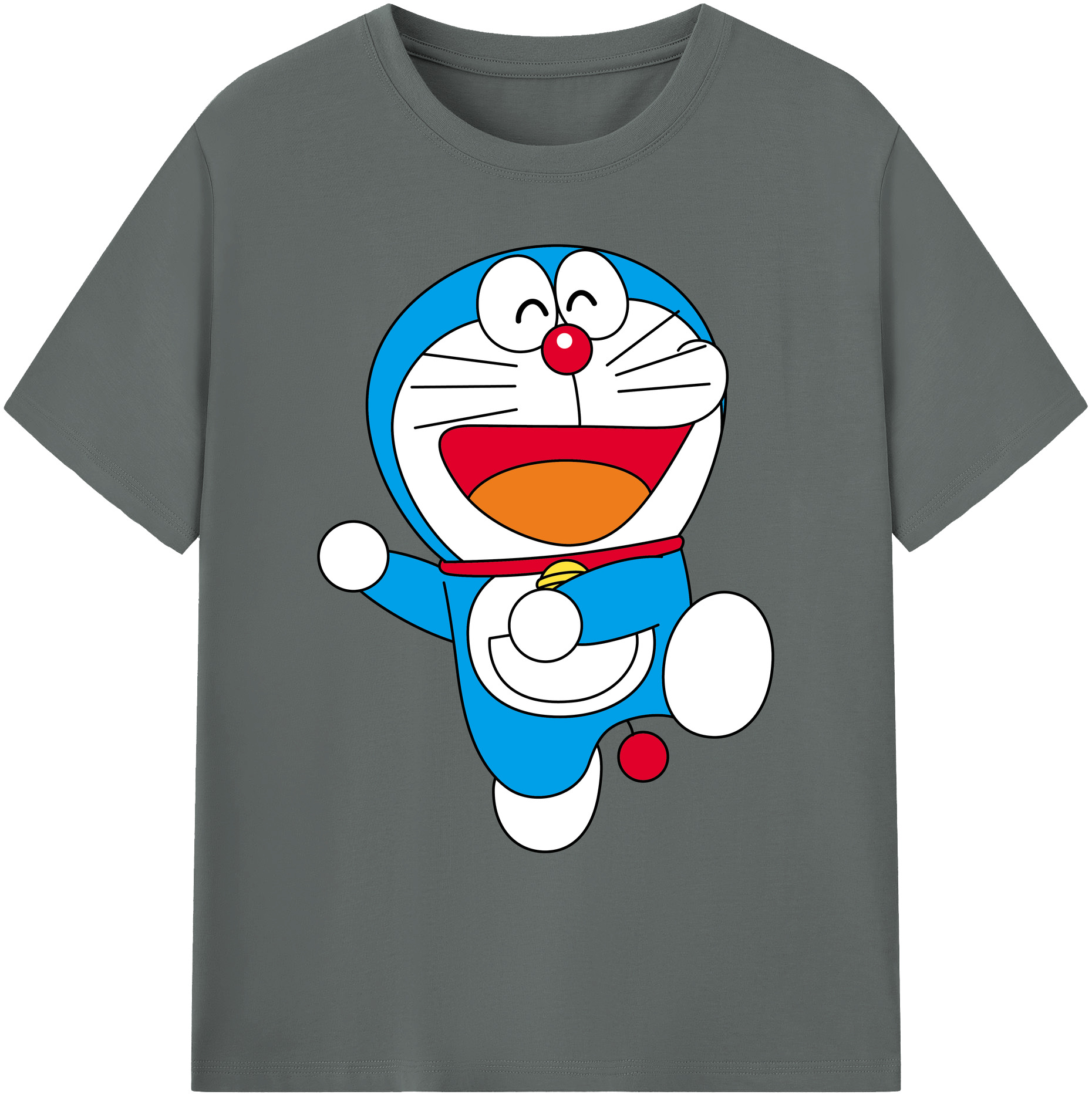 （画像用） ドラえもん Doraemon 綿100％ メンズ半袖Tシャツ｜肌触りやわらか＆通気性